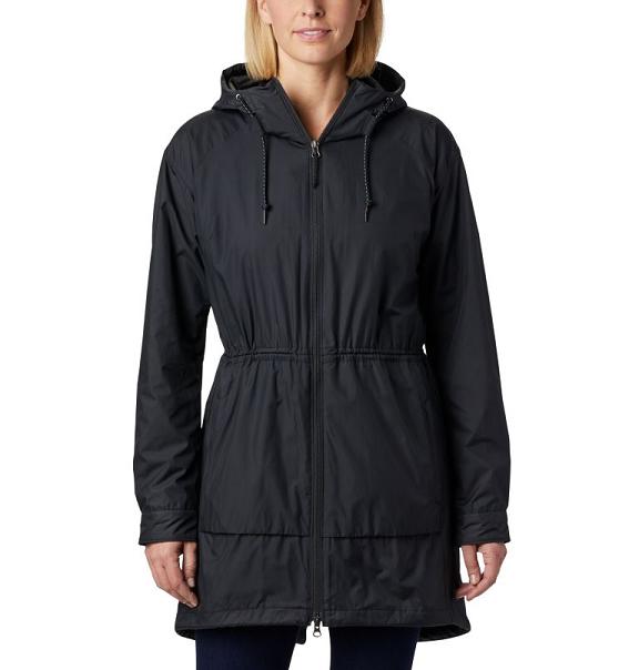 Columbia Sweet Maple Windbreaker Black For Women's NZ54892 New Zealand